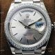 Mens Replica Rolex Day Date Stainless Steel Silver Dial Diamond Watches (3)_th.jpg